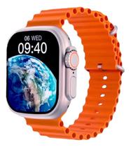 Não Perca Tempo: Smartwatch Ultra 8 Laranja Disponível Agora! - ALZ Eletrônico