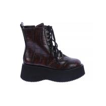 Naomi - Bota Coturno Plataforma Machiato Marrom Naomi - Bota Coturno Plataforma Machiato Marrom