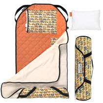Nap Mat Urban Infant Tot Bert Kids com cobertor e travesseiro Traffic Nap Mat Urban Infant Tot Bert Kids com cobertor e travesseiro Traffic