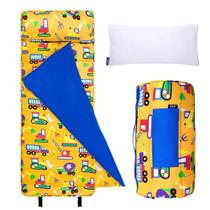 Nap Mat Wildkin Original com travesseiro reutilizável para crianças Nap Mat Wildkin Original com travesseiro reutilizável para crianças