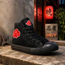Naruto Akatsuki Tenis All Masculino Feminino Star Black Red Botinha Lindo 823Bo Naruto Akatsuki Tenis All Masculino Feminino Star Black Red Botinha Lindo 823Bo