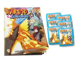 Naruto Shippuden - Kit Álbum + 30 figurinhas (Panini, Lacrado)