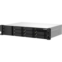 NAS QNAP 8 baias Rack TS-873AeU-RP-4G-US (Ryzen V1500B, 4GB DDR4, 2x 2.5GbE LAN, 1x PCIe x8, 2x PSU, sem discos)