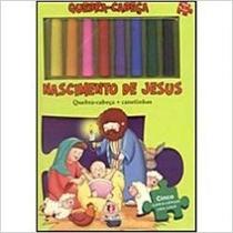 Nascimento de jesus: 5 quebra cabecas para colorir (com canetinhas) - CIRANDA CULTURAL EDITORA E DIS