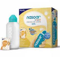 Nasoar Infantil Solução Para Lavagem Nasal C/15 Env + Frasco Cor Água - myralis
