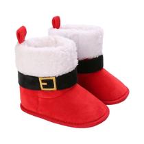 Natal bonito sapatos quentes bebê sola macia tênis masculino e feminino sapatos de algodão do bebê