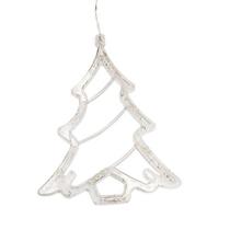 Natal Cascata De Símbolos Natalinos Com 8 Funções 120 Leds Branco Quente 127v 2,5 Metros