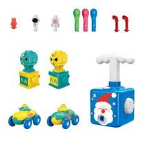 Natal Crianças Inercial Power Ball Car Science Experiment Toy Puzzle Diversão Inercial Power Car Ball Kid Gift