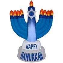 Natal inflável de Hanukkah Menorah Gemmy Industries