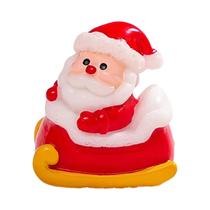 Natal papai noel caixa de presente ornamento snowscape resina artesanato estatueta decorativa Natal papai noel caixa de presente ornamento snowscape resina artesanato estatueta decorativa