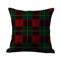 Natal xadrez fronha sofá sala de estar quarto dupla face impressão almofada quadrada nap time fronha