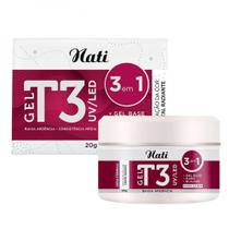 Nati Alongamento Gel T3 Uv/Led Cristal Radiante - 20G