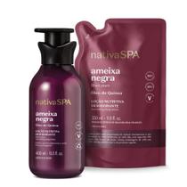 Nativa Spa Ameixa Negra kit com Loção Corporal 400ML+ Refil 350 ml