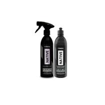 Native Cleaner e Spray Cera Protetora P/ Carro Branco Vonixx