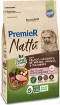 Nattu Cães Filhotes Porte Pequeno Sabor Mandioca 2,5kg Ração