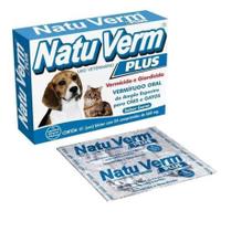 Natu Verm Plus Vermífugo Sabor Carne 660mg - VetBras Natu Verm Plus Vermífugo Sabor Carne 660mg - VetBras