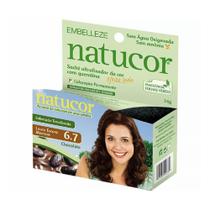 Natucor Tinta 6.7 Louro Escuro Marrom 12g Natucor Tinta 6.7 Louro Escuro Marrom 12g