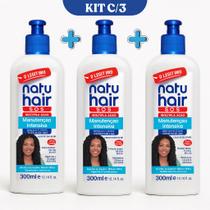 Natuhair s.o.s ativador de cachos kit caixa com 3 unidades 300ml