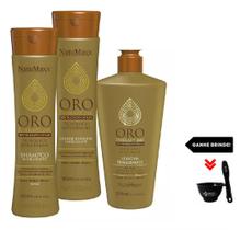 Natumaxx Oro Therapy Shampoo E Condicionador 300ml+ Leave-in