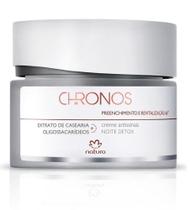 Natura chronos creme antissinais 60+ noite detox preenchimento e revitalização 40g