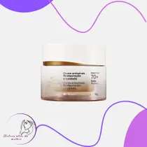 Natura Creme Antissinais Chronos Derma 70+ Noite Restauração e Cuidado 40gr com Sapucainha Natura Creme Antissinais Chronos Derma 70+ Noite Restauração e Cuidado 40gr com Sapucainha