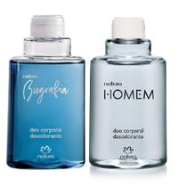 Natura Homem E Biografia Deo Corporal Masculino Refil Kit 2 Unid