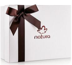 Natura Kit c/10unidades Caixa de presente TAM M Branca cód33