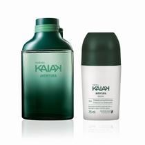 Natura Kit Kaiak Aventura Masculino Des Roll-on + Colônia
