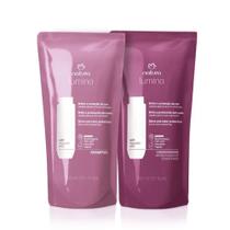 Natura Kit REFIL Lumina 2 Itens (Shampoo + Condicionador) Brilho e Proteção da Cor 300ml Magalu leva