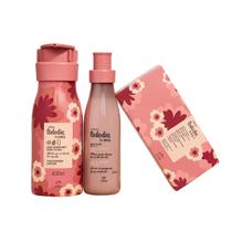 Natura Kit Tododia Flor de Pessêgo e Jasmim Flores Body Splash Creme para o Corpo Caixa Sabonete 2 unid Natura Kit Tododia Flor de Pessêgo e Jasmim Flores Body Splash Creme para o Corpo Caixa Sabonete 2 unid