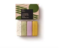 Natura Sabonete Em Barra Cremoso E Esfoliante Ekos - 4x100g