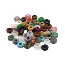 Natural Ágata Vermelha Olho De Tigre Ametista Rosa Quartzo Contas De Ábaco 5x10mm 20 Peças