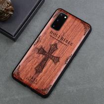 Natural de madeira real tpu caso para samsung galaxy s22 ultra s21 s20 nota 20 ultra s20 fe s10 plus caso capa escudo do telefone saco da pele - Ledo Phone Accessories Store