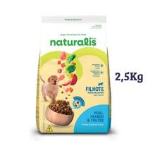 Naturalis Cães Filhotes Frango, Peru e Frutas 2,5 Kg