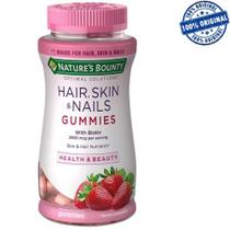 Nature's Bounty Hair Skins & Nails 120 Gummies Sabor Morango