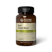 Nature's Sunshine Red Yeast Rice, 120 cápsulas, Kosher Ajuda a apoiar a produção de colesterol bom no fígado e suporta o sistema circulatório