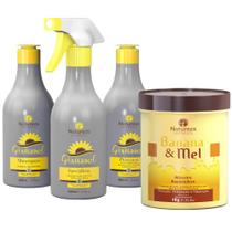 Natureza Cosméticos Kit Girassol + Máscara Banana 1Kg