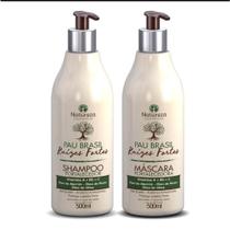 Natureza Cosméticos Kit Raízes Fortes Pau Brasil Shampoo e Condicionador 2x500ml