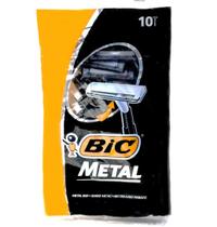 Navajas de Afeitar Desechables Metálicas BIC para Hombre, Paquete de 10 unidades x 3
