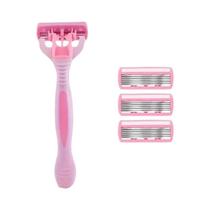 Navalha Clássica De Segurança De 6 Camadas Para Homens E Mulheres, Lâminas Manuais Para Barba E