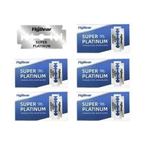 Navalha De Barbeiro Em Aço Inoxidável Prata Para Homens Com Lâmina Dobrável E Suporte Para