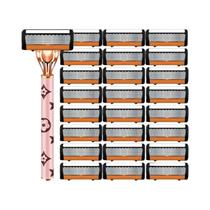 Navalha De Segurança De Aço Inoxidável De 6 Camadas Para Homens E Mulheres, Ferramentas De Barbear