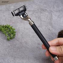 Navalha De Segurança Masculina De Lâmina Tripla iRAZOR Classic 3 Camadas Mach 3 Barbeador Com Cabo