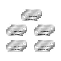 Navalha De Segurança Masculina Em Aço Inoxidável Com Lâminas Reutilizáveis E Substituíveis, Aparador