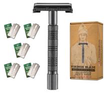 Navalha de segurança Vikings Blade Athena para mulheres + 5 lâminas Navalha de segurança Vikings Blade Athena para mulheres + 5 lâminas