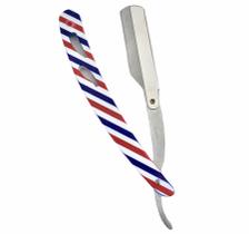Navalha Navalhete Barbeiro Inox Profissional Pole Barber
