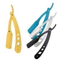 Navalha Para Barbear E Acabamento De Cabelo Aço Inox