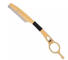 Navalhete Navalha Para Desfiar Profissional Dourado Ostrich