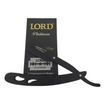 Navalhete Navalha Profissional + 50 Lâminas - Kit Barbeiro Navalhete Navalha Profissional + 50 Lâminas - Kit Barbeiro