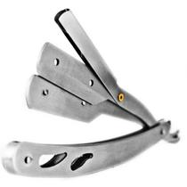 Navalhete Para Barbear Aço Inox Profissional Linha Gold